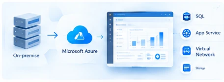 Shema: lokalni serveri se sele u Microsoft Azure uz SQL, App Service i virtualnu mrežu